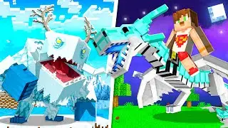 BU SEFER EJDERHALARIMIZA SET YAPTIK - Kar Canavarı - Minecraft