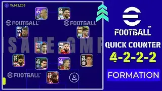 4-2-2-2 QUICK COUNTER eFootball 23 FORMATION | BEST FORMATION FOR DIVISON 1