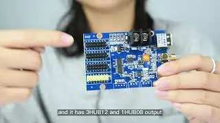 Single-dual LED control card HD-W6B