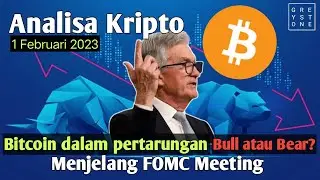 Analisa Pagi - Bitcoin dalam pertarungan Bull atau Bear? Menjelang FOMC Meeting