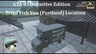 GTA III : Definitive Edition - Triad Fish Van (Portland) Location