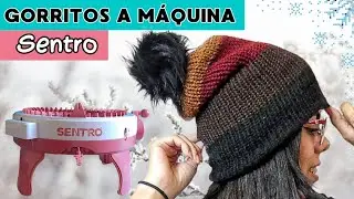 🟢 Como Tejer un GORRO en 8 Pasos | Máquina SENTRO 48 🧵