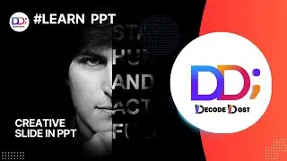 How to Create a Professional Presentation Slide | Professional ppt Slide | Decode Dost #powerpoint