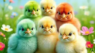 Chicken world amazing little baby chicks colourful 
