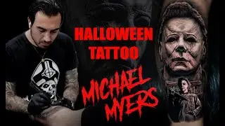 Michael Myers Realistic Horror Tattoo