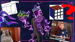NEW! Geometrik Skin AKA Kevin the Cube is reactive!!!! (Gameplay + Victory Royale)