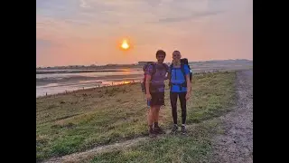 Belgische kust afwandelen