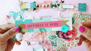 Project Share - Carousel Shaker Ticket Strip Embellishments