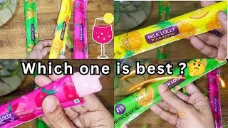 Camerry Milk Lolly Review | Strawberry 🍓 vs Pineapple 🍍 vs Pista 💚