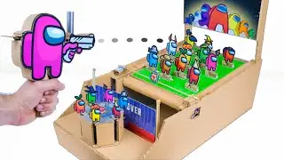 How To Make AMONG US VS Zombies From Cardboard