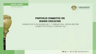 Portfolio Committee on Higher Education Oversight Visit To The Eastern Cape, 5 February 2026