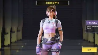 New Manta Ray Space 💜💟 cadet Freestyle Lucky box opening and Br gameplay #codmobile #callofduty