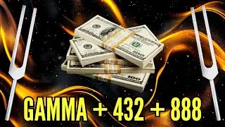 Millionaire Energy ⚡ Big Money Magnet 432 Hz + 888 Hz Tuning Forks (Gamma)