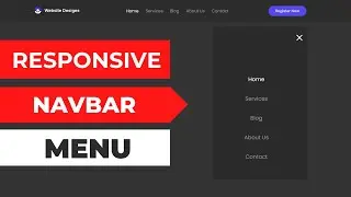 Navbar HTML CSS