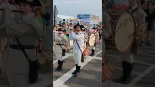 American Revolution 250 Years Celebration on beach  #americanlife #americanrevolution #marchingband