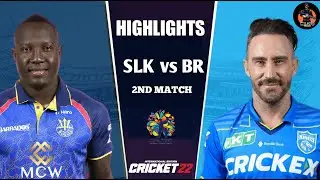 SLK vs BR 2nd Match CPL 2023 Highlights | SLK vs BR Full Match Highlights | Hotstar | Cricket 22