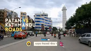 Patan roads VS Kathmandu Roads best greenery Jawalakhel to Sundhara GoPro Hero 9 Non Copyright Video