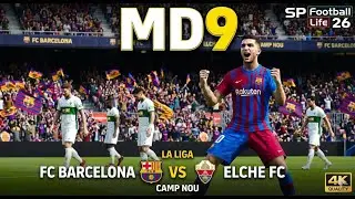 La Liga Matchday 9 FC Barcelona vs Elche FC
