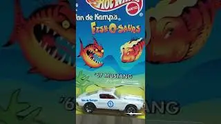 Hot Wheels 1995 Race Team Series 2 pack, a Blue Card, & mail in Van de Kamp Mustang