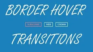 Border transitions button effect using HTML and CSS only