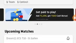 Dream 11 add money offer
