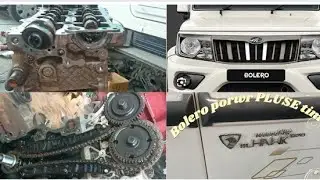 Mahindra mhawk bolero power pluse engain timing tuv 3oo timing adgastmant