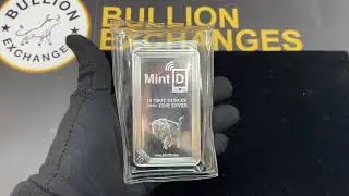 10 oz MintID Buffalo Silver Bar .999+ Fine (NFC Scan Authentication)
