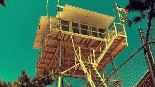 My day as a Fire Lookout on the National Forest,  Keller Peak