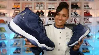 Gifted From Nike !! Wmns Air Jordan 11 Midnight Navy Review