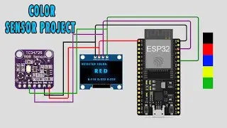 Color Sensor Project Using ESP32 and TCS3472S &ndash; DIY Color Sensor Projects