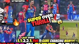 DC Beat RR In Super Over 🤯 Mitchell Starc Last Over Thrill 😱 DC vs RR Super Over Highlights 2025