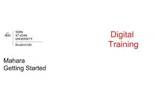Mahara - Getting started