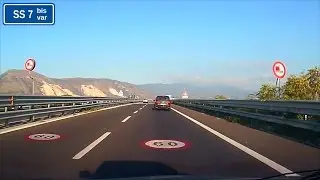 Driving in Napoli (It) from Portici to Nola (SS7bis var)