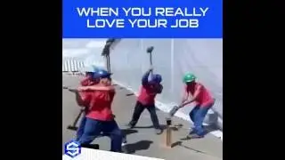 When you really love your Job!