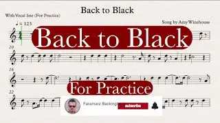 Back to black - Amy Winehouse - Sheet music for practice