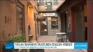 Las Vegas mansion with Italian cobblestone street on market for $6.5M