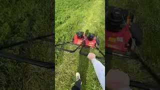 Homemade DOUBLE Lawn MOWER #mower #lawnmower #doublemower