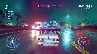 Need For Speed Heat - Millennium F - Sprint Race - Lvl180 - Night - BMW M3 Ev - Gameplay - [1080p60]