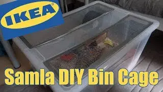 Polo's Cage Upgrade | Ikea Samla DIY Bin Cage