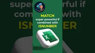 MATCH function | #excel #match