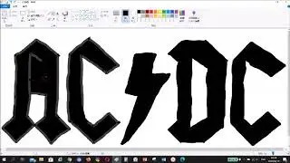 DRAWING ACDC LOGO