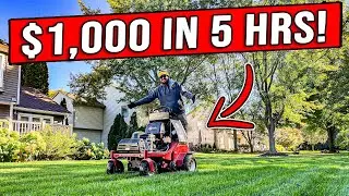 THE BEST FALL SERVICE FOR A HEALTHY LAWN [EXTRA $$$ TOO!]