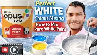 Perfect White Colour Mixing | How to Mix Pure White Paint | Birla Opus Color Fresh Interior Emulsion