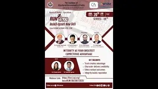 Webinar on “Integrity as Your Greatest Competitive Advantage”