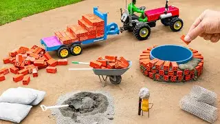 Diy tractor making mini well construction science project‬ @sunfarming7533 @sanocreator