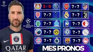 LIGUE DES CHAMPIONS : Mes 18 PRONOSTICS Foot
