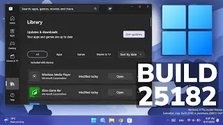 New Windows 11 Build 25182 – Microsoft Store Update, Camera App Update, and Fixes (Dev)