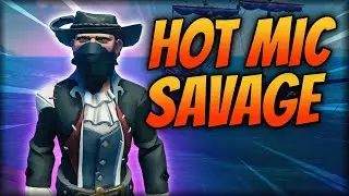 Crazy HOT MIC Sea Fort Savages! | Sea of Thieves