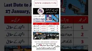 Today New Jobs In Pakistan 2026   Latest Jobs In Pakistan 2026 visit jobshut pk #newjobs #newjob