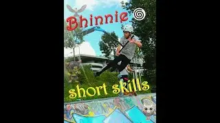 Bhinnie short skills with stuntscooter